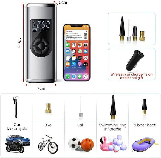 Factory Car Tire Pump with Cable 12V