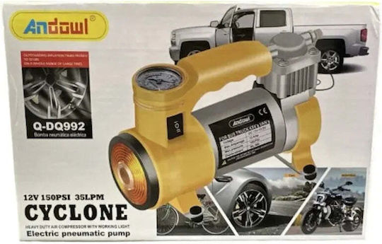 Cyclone Τρόμπα Αυτοκινήτου 150PSI με Καλώδιο Αναπτήρα 12V