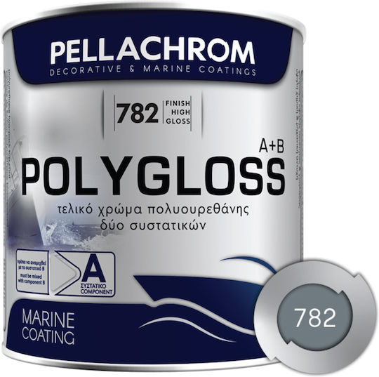 Pellachrom Polygloss A+B 0.75L Grey