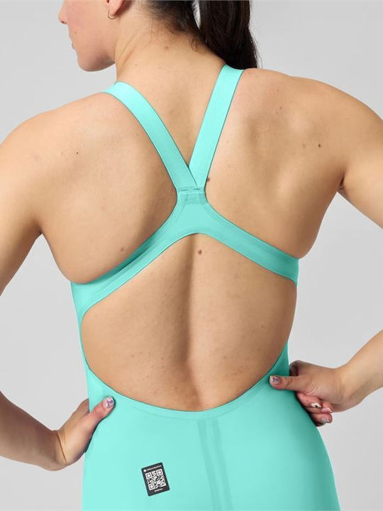 Speedo Fastskin Lzr Pure Valor 2.0 Openback Kneeskin 1585918470 Women's One Piece Competition Swimsuit Blue
