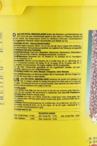 Sera Royal Large Τροφή για Ψάρια Γλυκού Νερού σε Κόκκους 21000ml