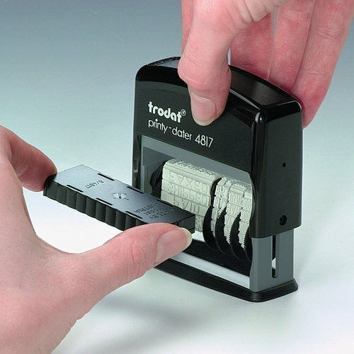 Trodat Stempelkissen Stempel Schwarz 2Stück