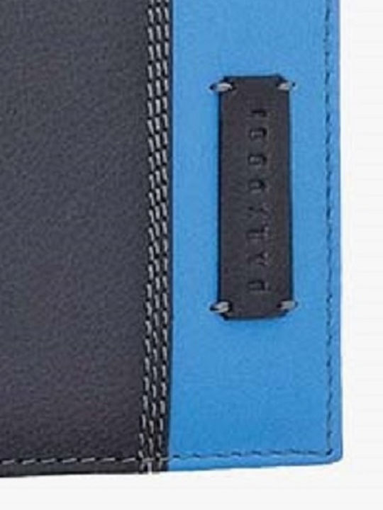 Δερμάτινο Ανδρικό Πορτοφόλι με RFID Μπλε