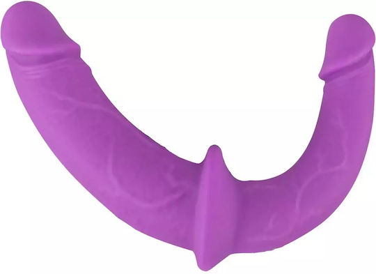 You2Toys Soft Gurtzeug mit Doppelter Dildo in Lila Farbe