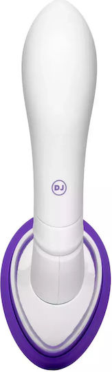 Doc Johnson Bloom Intimate Body Pump Aspirator Vaginal și pentru Clitoris cu Vibrație Mov/Alb