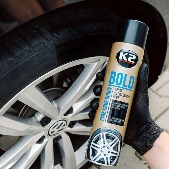 K2 Bold Σπρέι Γυαλίσματος για Ελαστικά Αυτοκινήτου 600ml
