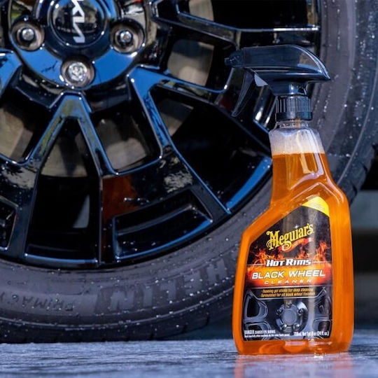 Meguiar's Hot Rims Black Wheel Cleaner Спрей Почистване за Дискове и Гуми на Автомобил 710мл