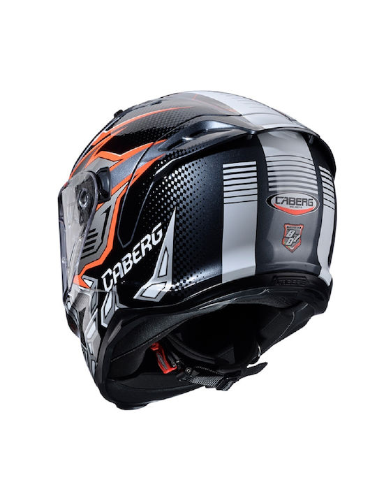 Caberg Avalon-X Gurkha Μαύρο / Γκρι / Πορτοκαλί Fluo Motorcycle Helmet Full Face ECE 22.06 1500gr