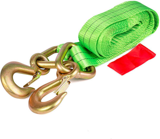 AMiO Car Towing Strap with Towing Capacity up to 9 Tons 5m in Green Colour