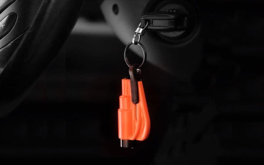 Resqme Automatic Car Emergency Hammer With Green Seatbelt Cutter