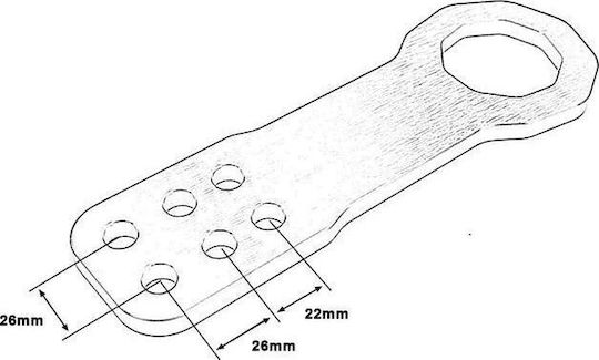 MTuning Purple Car Tow Hook