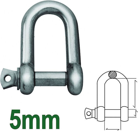 FFG FFG Navy Key for Boat Decks Galvanized Light Type a 5mm b 20mm c 11mm d 10mm