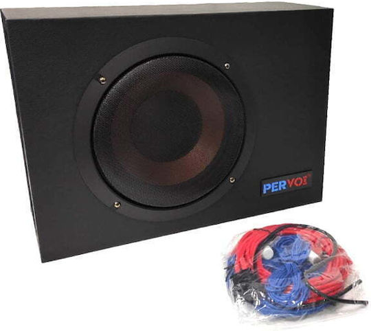 PerVoi Pervoi Αυτοενισχυόμενο Subwoofer Αυτοκινήτου με Κούτα