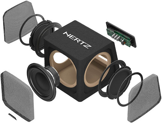 Hertz Dba 201 Subwoofer Αυτοκινήτου 8" 1000W RMS με Κούτα