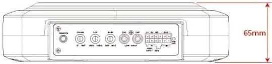 Macrom Subwoofer Αυτοκινήτου 8" 200W RMS με Κούτα