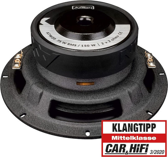 Axton Subwoofer Auto 8" 75W RMS