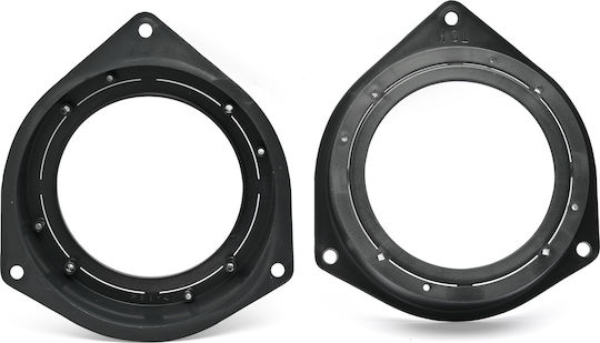 Phonocar Speaker Ring Car Front and Back Alfa Romeo Mito Citroen Nemo Fiat 500 / Fiorino / Panda / Punto Ford Ka Opel Astra / Corsa Peugeot Bipper 2pcs