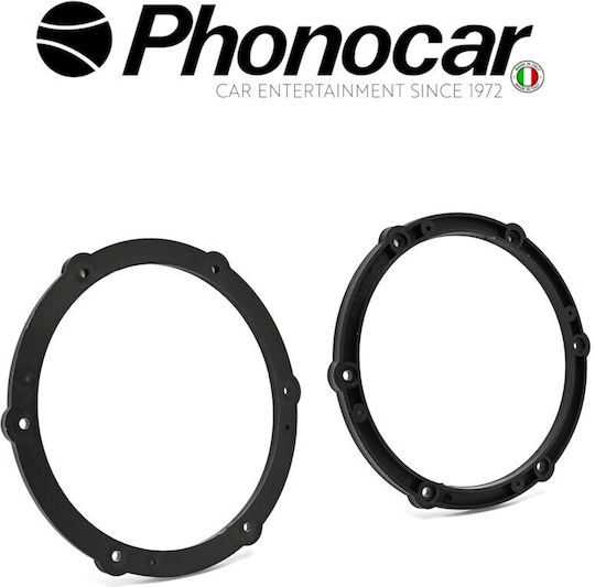 Phonocar Inel pentru difuzor de Mașină Față și spate Citroen C1 / C4 Cactus / C4 Picasso Peugeot 107 / 308 2buc
