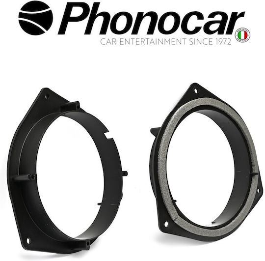 Phonocar Inel pentru difuzor de Mașină Partea din față Kia Picanto 2011 2buc