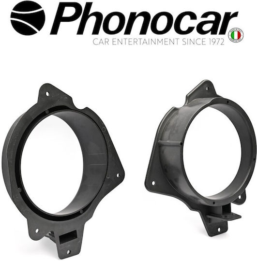 Phonocar Βάσεις Ηχείων Πίσω 165mm για Peugeot 207 2τμχ