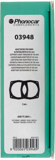 Phonocar Lautsprecher-Ring Auto Zurück Audi E-Commerce-Website 2007 2Stück