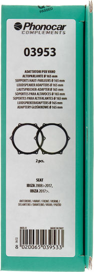 Phonocar Βάσεις Ηχείων Μπροστινές 165mm για Seat Ibiza 2008 2τμχ