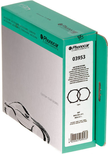 Phonocar Βάσεις Ηχείων Μπροστινές 165mm για Seat Ibiza 2008 2τμχ