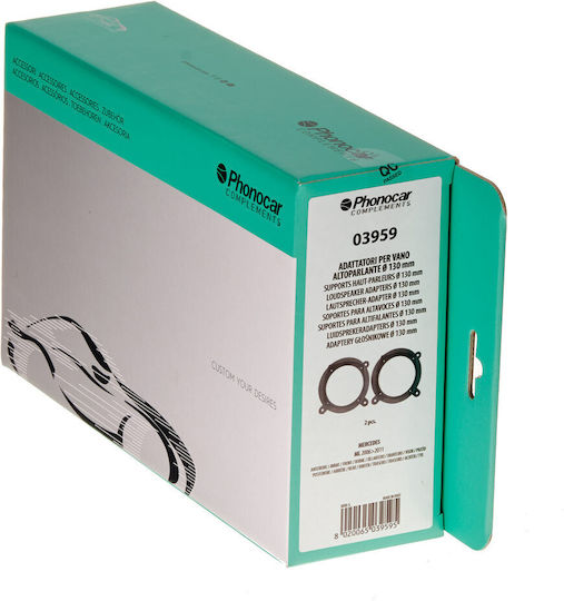 Phonocar Βάσεις Ηχείων Μπροστινές και Πίσω 130mm για Mercedes-Benz ML 2τμχ