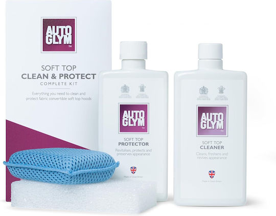 AutoGlym Lichid Protecție pentru Acoperă Convertible Soft Top Clean & Protect Complete Kit 500ml