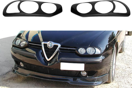 Motordrome Car Headlight Eyelashes for Alfa Romeo Alfa 156
