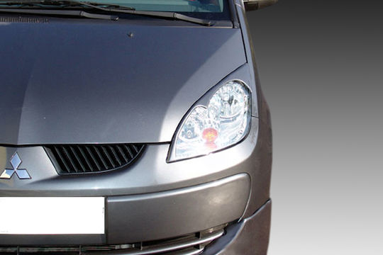 Motordrome Front Headlight Eyebrows for Mitsubishi Colt CZ 2002-2013