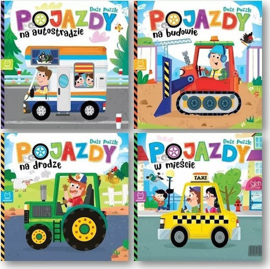 Aksjomat Vehicles in the City Large Puzzle 38191