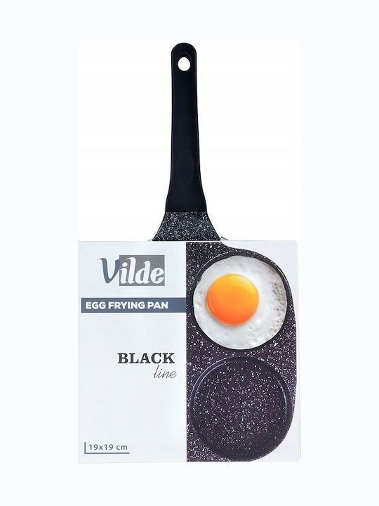 Vilde Black Line Pfanne für Pfannkuchen aus Aluminium mit Innenbeschichtung aus Stein
