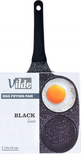 Vilde Black Line Pfanne für Pfannkuchen aus Aluminium mit Innenbeschichtung aus Stein