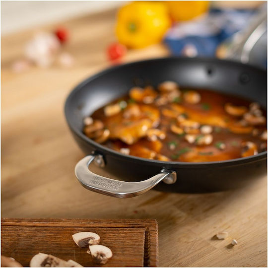Kuhn Rikon Easy Pro Saute Pan from Aluminum with Lid with Non-Stick Interior Coating 28cm