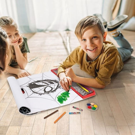 Spiderman Set de Colorat 42x35cm 25buc