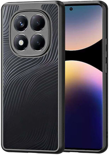 Dux Ducis Umschlag Rückseite Silikon / Kunststoff Schwarz (Redmi Note 14 Pro 4G)