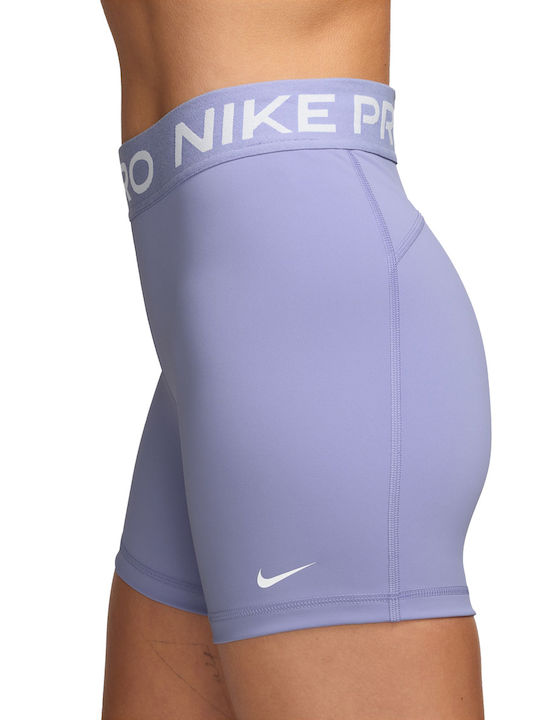 Pro 365 Women's Training Legging Shorts Dri-Fit Lilac Ice / White