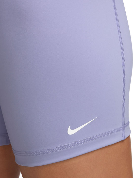 Pro 365 Women's Training Legging Shorts Dri-Fit Lilac Ice / White