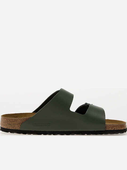 Arizona Leder Herrensandalen in Beige Farbe