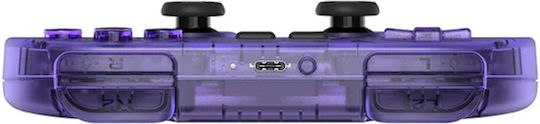 8Bitdo SN30 Pro Special Edition Безжичен Геймпад с Хол Ефект Стикове за Android / PC / Switch Кристално Лилав