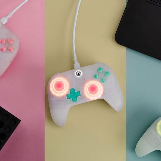 8Bitdo Ultimate Ενσύρματο Gamepad με Hall Effect Sticks για PC / Xbox One / Xbox Series Translucent White