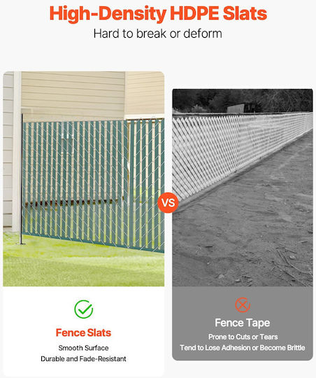 Vevor Garden Fencing Supplies from Plastic 82 Pieces Black