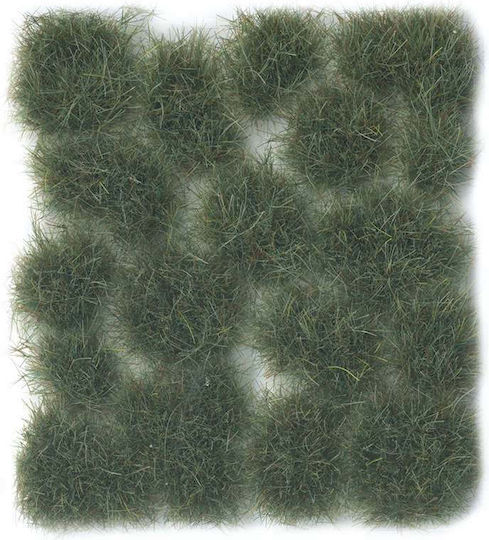 Acrylicos Vallejo Завод Макет Extra Large Scenery - Wild Tuft – Strong Green 12ммx12бр 17бр