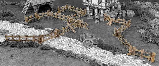 Battle Systems Μακετόχαρτο Wooden Fencing