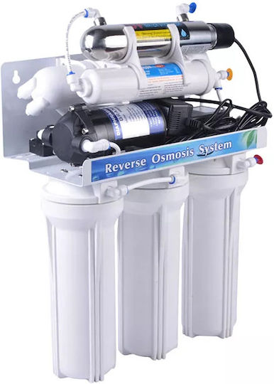 QWaterFilters Σύστημα Αντίστροφης Όσμωσης 6 Σταδίων RO-6 με Λάμπα UV QWaterFilters Σύστημα Αντίστροφης Όσμωσης 6 Σταδίων RO-6 με Λάμπα UV