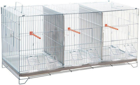 Pet Camelot Bird Breeding Board Cage Professional Triple Cage/Breeding Board 90x34.5x43.5cm 90x34.5x43.5cm