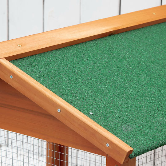 HomCom Дървена Клетка За Птици 68x63x165 См 68x63x165см