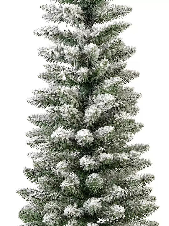 Slim Snowy Christmas Tree 180cm