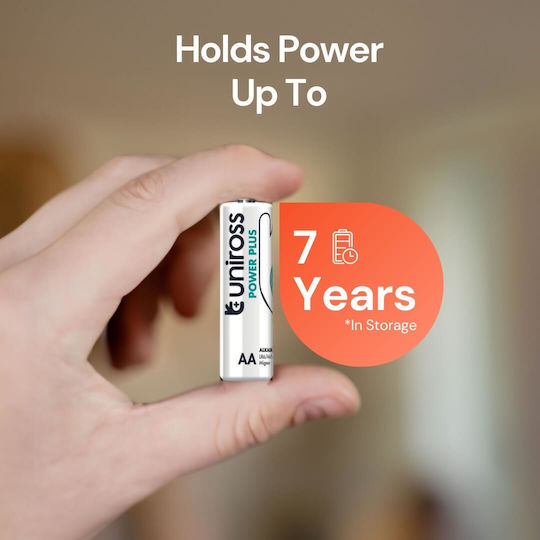 Uniross Power Plus Αλκαλικές Μπαταρίες AA 1.5V 24τμχ